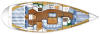 Dufour 41 Classic - Cabin Layout JPEG